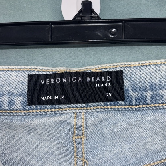 NWT Veronica Beard Sheridan Bell Bottom Blue Jean in Sky Sz 29" 70s Retail $298 - Picture 2 of 8